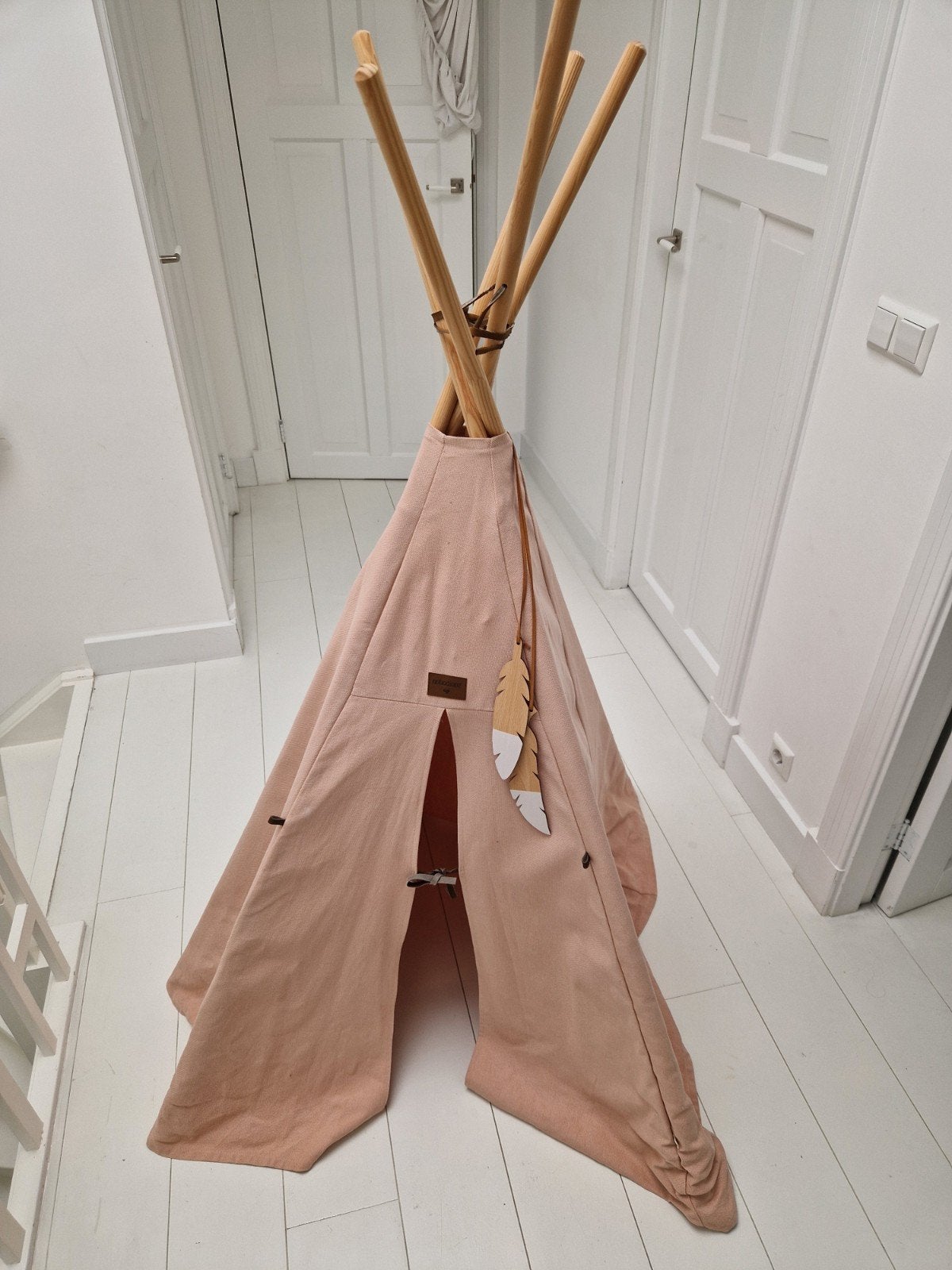 Nobodinoz Tipi Tent Roze - Zo goed als nieuw, Ophalen, Gebruikt