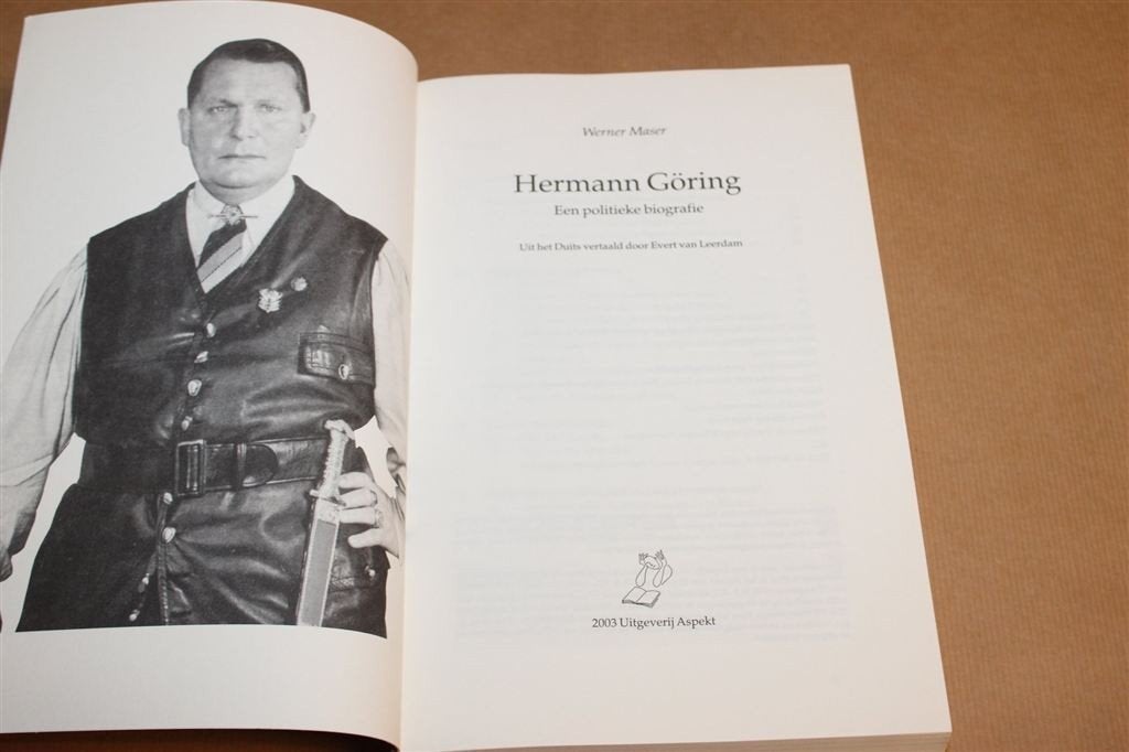 Hermann Göring — Politieke Biografie, Maser, Nazi WOII, Ophalen of Verzenden, Tweede Wereldoorlog, Gelezen, Overige onderwerpen