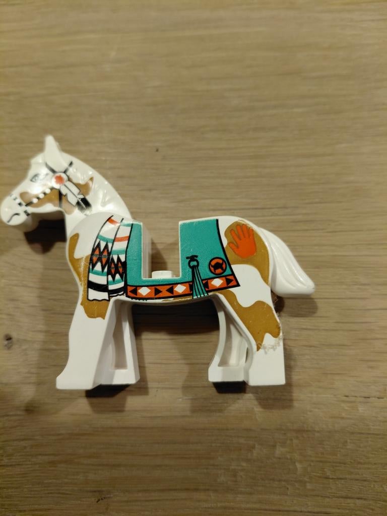Lego Western Indiaan Paard met Zadelprint, Overige thema's, Lego, Ophalen of Verzenden, Zo goed als nieuw