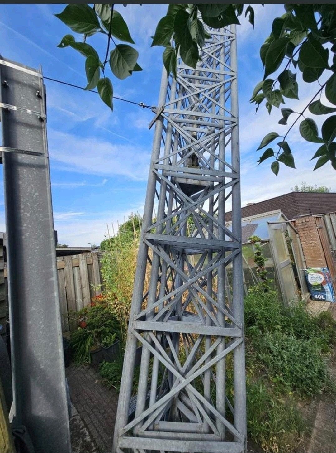 Foto 19 van 3 x 5 gegalvaniseerde uitschuifbare zendmast