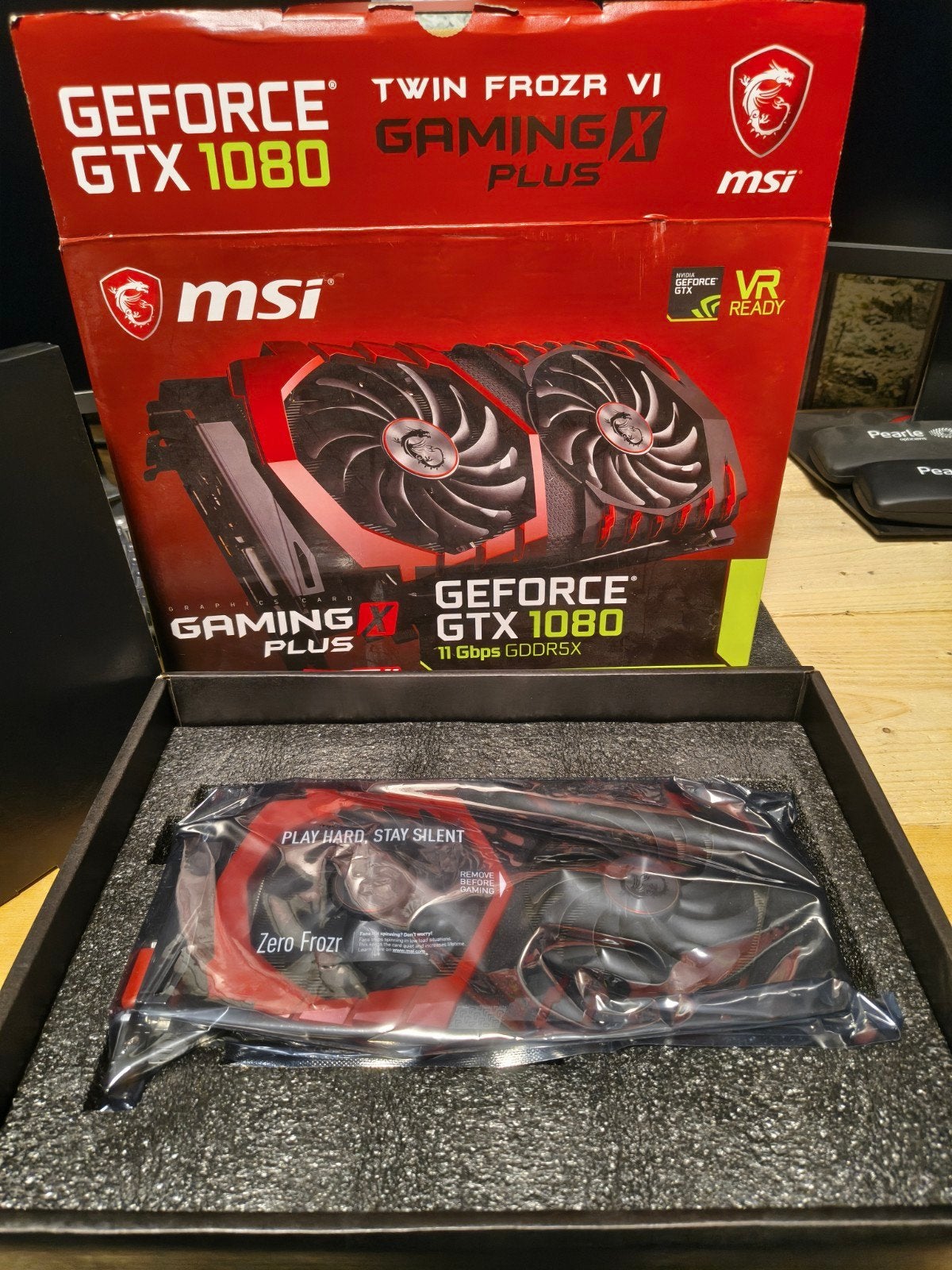 MSI GeForce GTX 1080 Gaming X Plus, Computers en Software, PCI-Express 3, Gebruikt, Ophalen of Verzenden, GDDR5