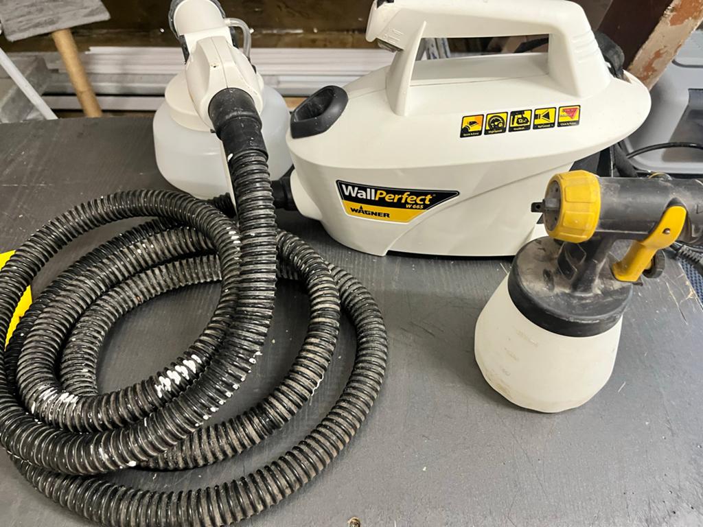 Wagner  WallPerfect W 665 Verfspuit te koop, Ophalen of Verzenden, Gebruikt, Verfspuit of Verfpomp