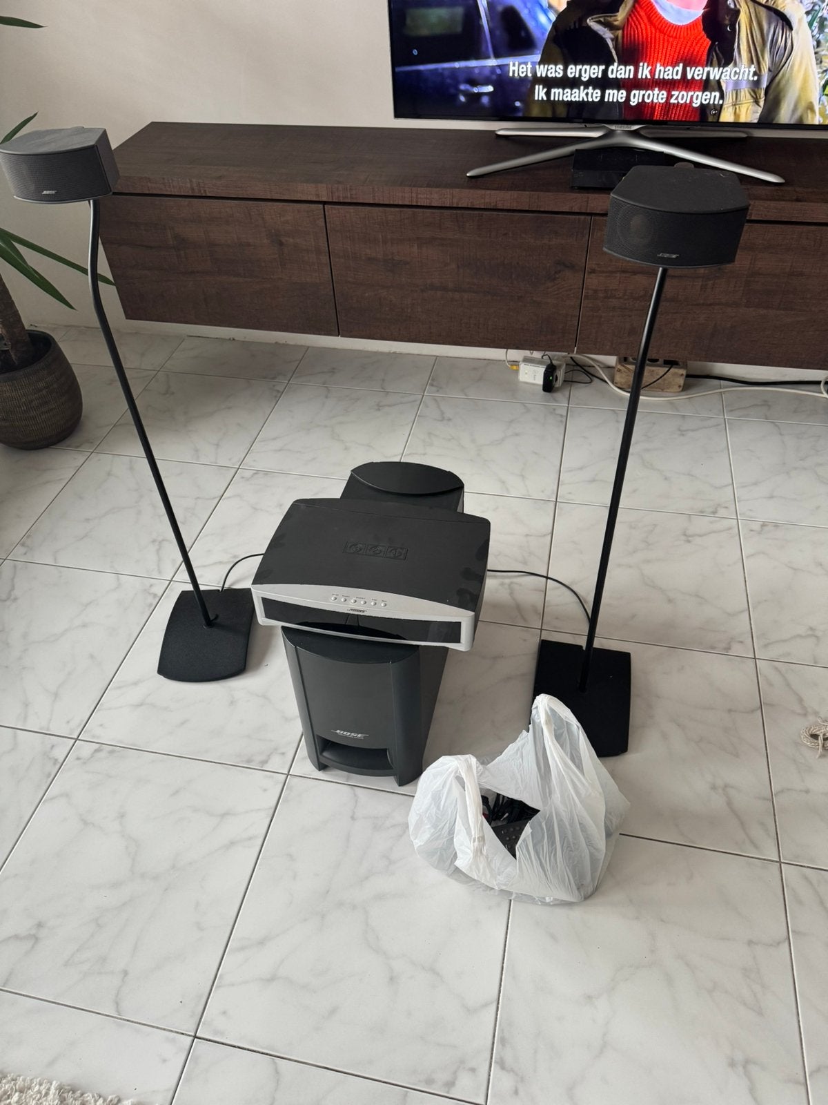 Bose 321 set, Ophalen, Subwoofer, Bose