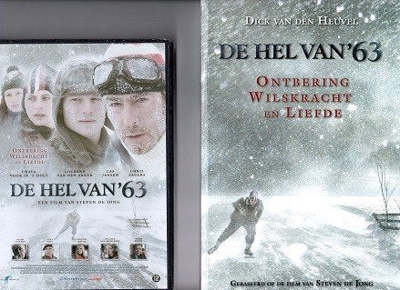 de hel van 1963 steven de jong boek + dvd elfstedentocht, Verzenden, Nieuw, Jong steven de, Wintersport