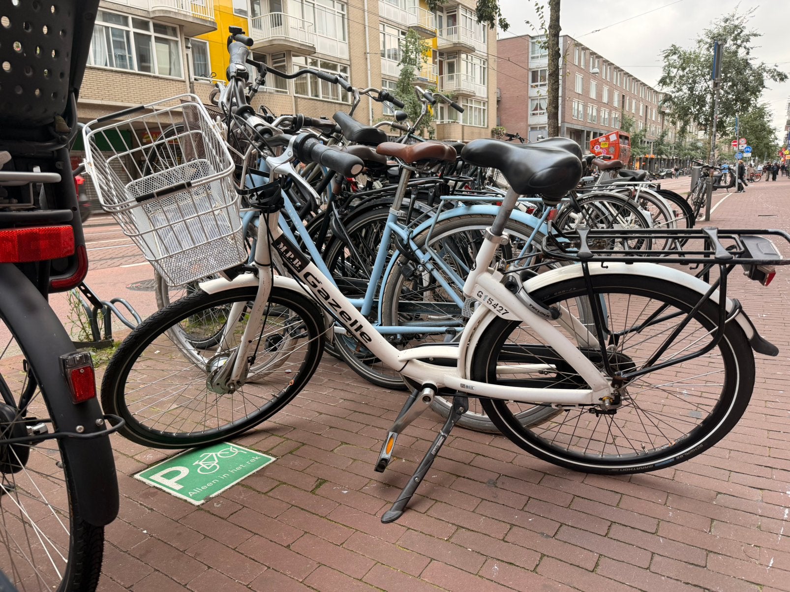 Gazelle mpb fiets dames wit, Fietsen en Brommers, Ophalen