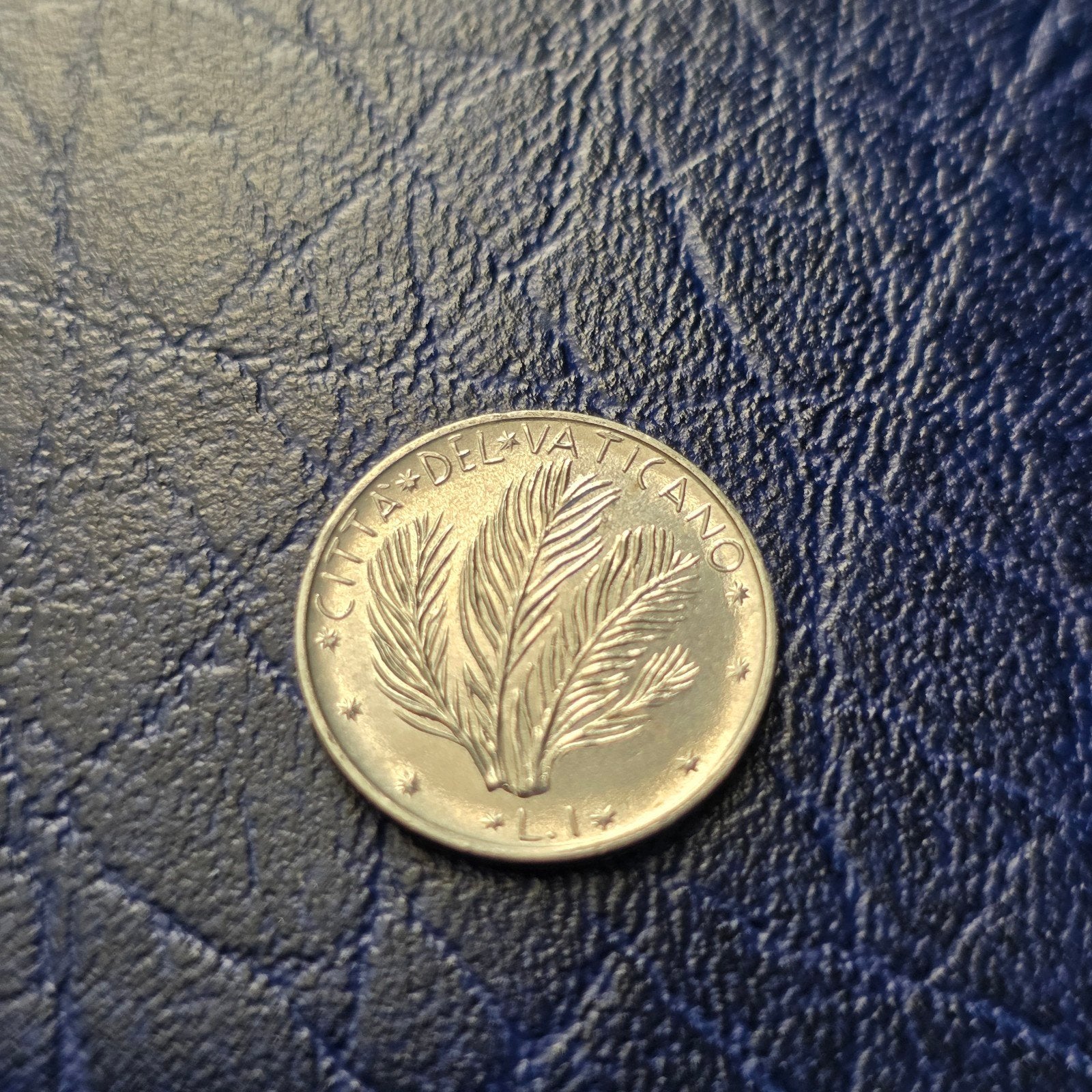 1 Lire 1977 Vaticaan - Paus Paulus VI, Ophalen of Verzenden