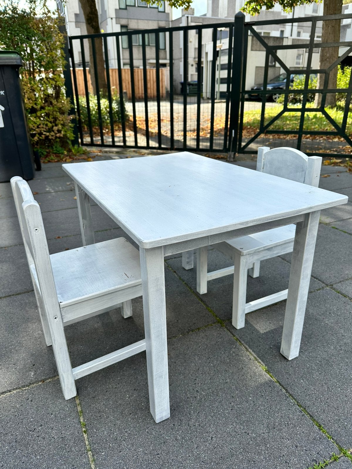Tafel en 2 stoelen van Ikea, Ophalen, Gebruikt, Tafel(s) en Stoel(en)