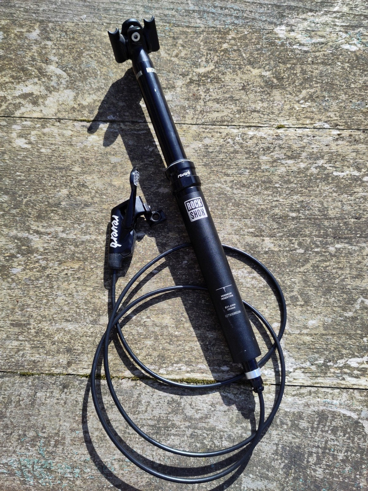 Dropper post, Rockshox Reverb, 31,6 mm, 125mm slag, Fietsen en Brommers, Fietsonderdelen, Gravelbike, Ophalen of Verzenden, Zo goed als nieuw