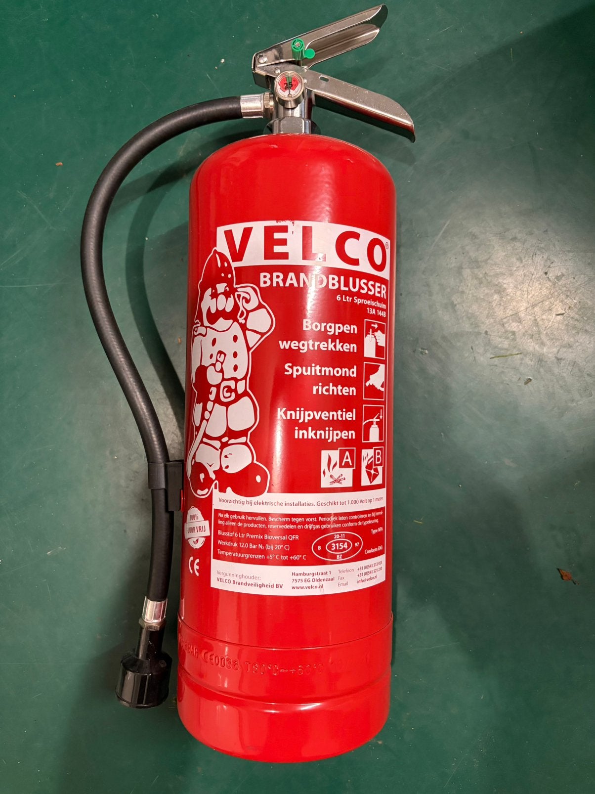 6 Fluor/Pfas vrije Schuimblussers (2021), Ophalen, Zo goed als nieuw