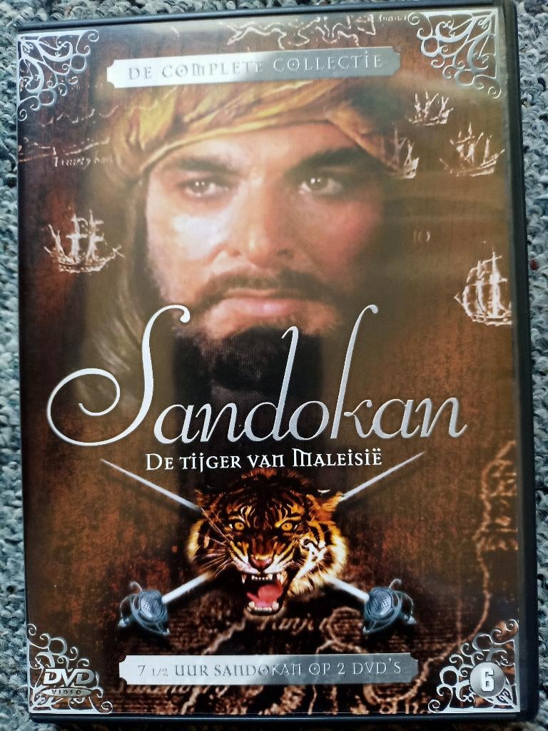 Sandokan - De Tijger van Maleisië - Complete Collectie 2dvd, Alle leeftijden, Ophalen of Verzenden, Zo goed als nieuw