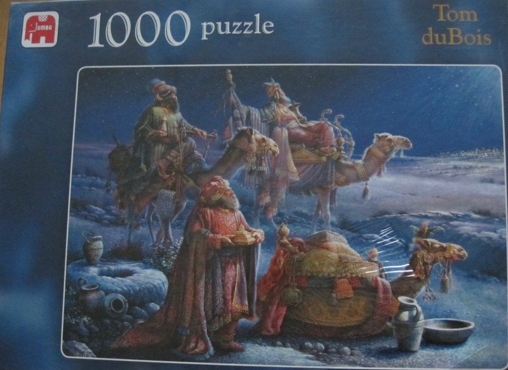 puzzel met afbeelding van Drie Koningen door Tom duBois, Ophalen of Verzenden, 500 t/m 1500 stukjes, Nieuw, Legpuzzel