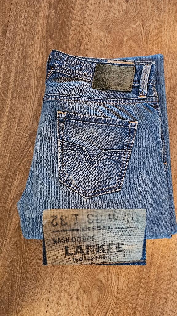 Diesel LARKEE W33 L32 | 33x32 - Straight - #D3563, Kleding | Heren, Spijkerbroeken en Jeans, Diesel, Blauw, Diesel, Ophalen of Verzenden
