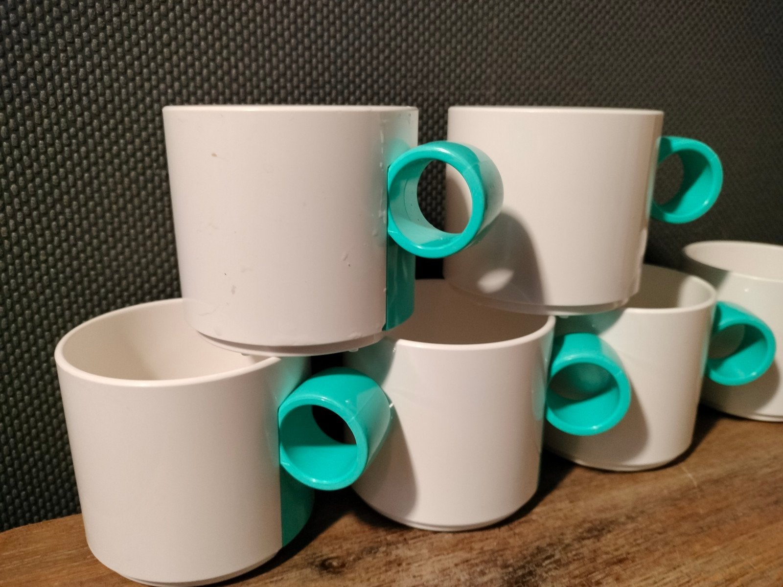 Vintage Coppia Holland mokken set - 6 stuks, Caravans en Kamperen, Ophalen of Verzenden, Gebruikt