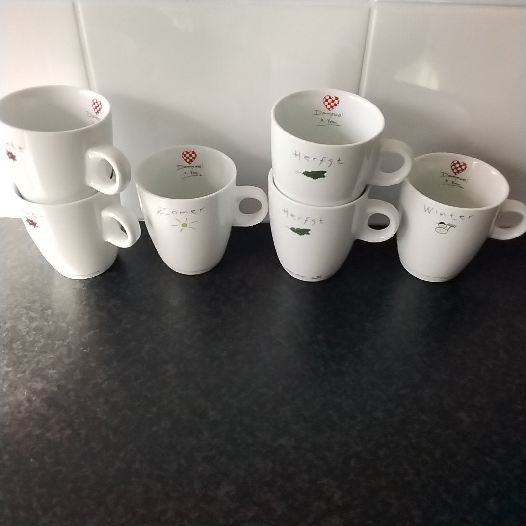 6 mokken Ronald Mac Donald  kinderfonds, Ophalen of Verzenden, Overige stijlen, Kop(pen) en/of Schotel(s)