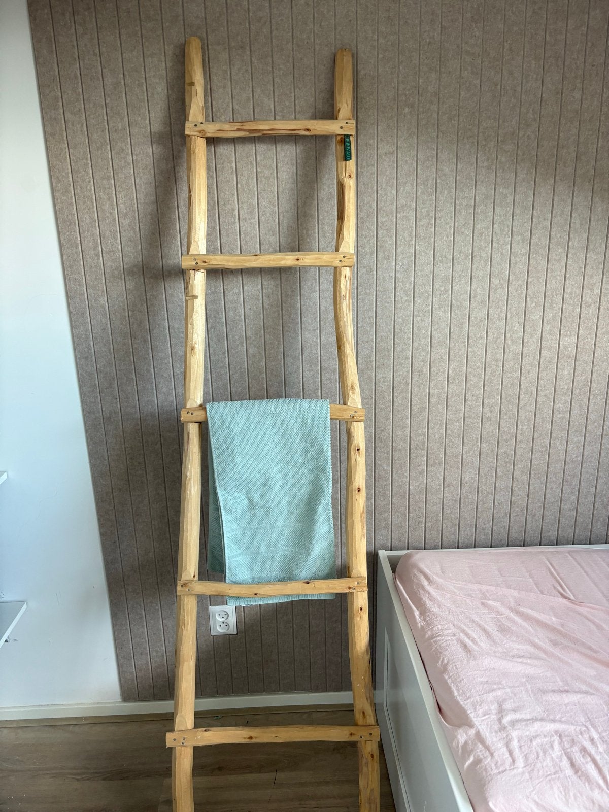 Decoratieve houten ladder - Handgemaakt, Huis en Inrichting, Ophalen, Hout, Bruin, Landelijk
