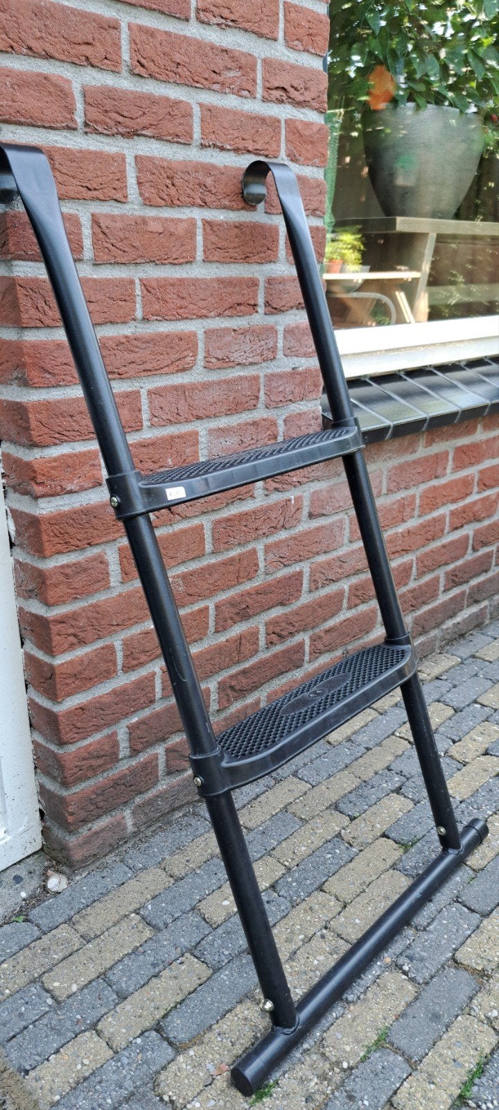 Zwembadtrap 95cm hoog, trampolinetrap, Ophalen of Verzenden, Zo goed als nieuw, Ladder