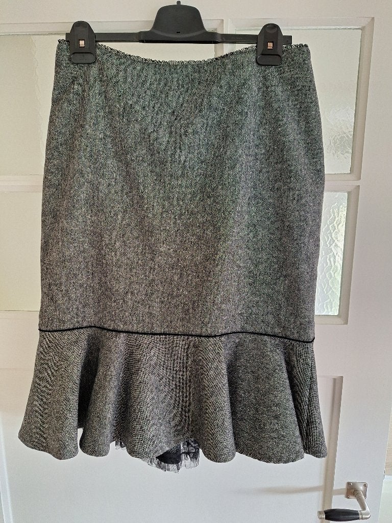 Drykorn rok zwart/wit 40, Kleding | Dames, Rokken, Maat 38/40 (M), Zwart, Ophalen of Verzenden, Zo goed als nieuw