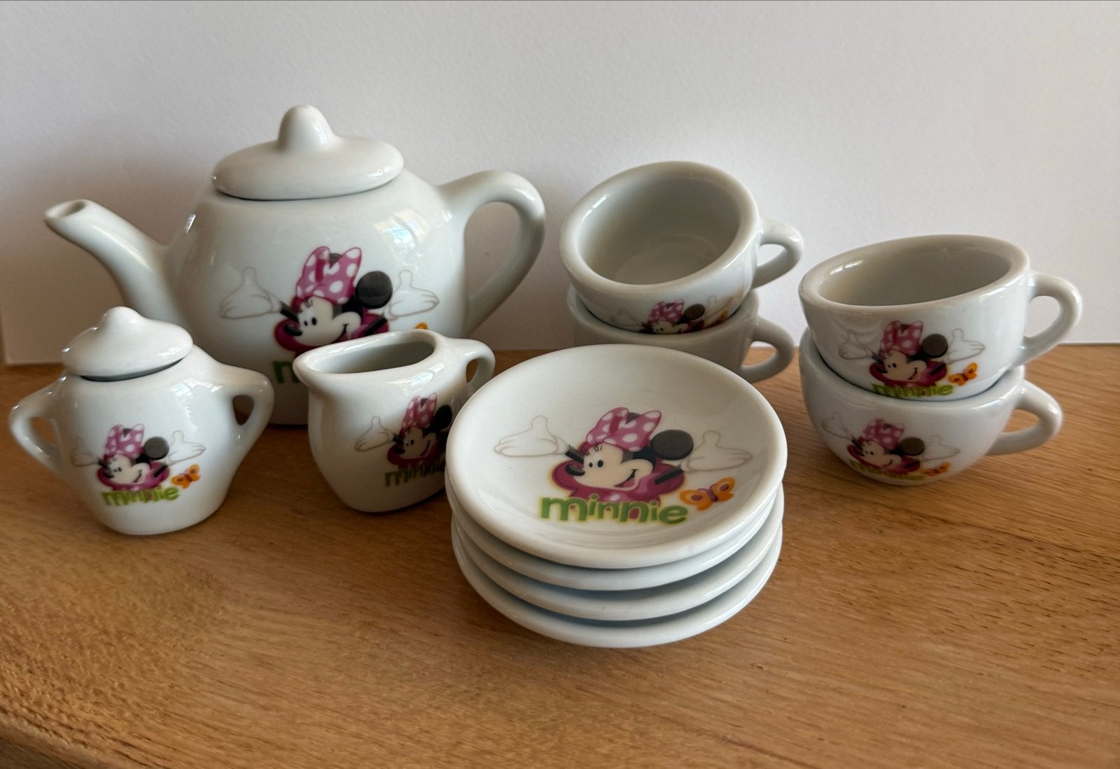 Minnie Mouse theeserviesje - porselein, Ophalen, Gebruikt, Overige typen
