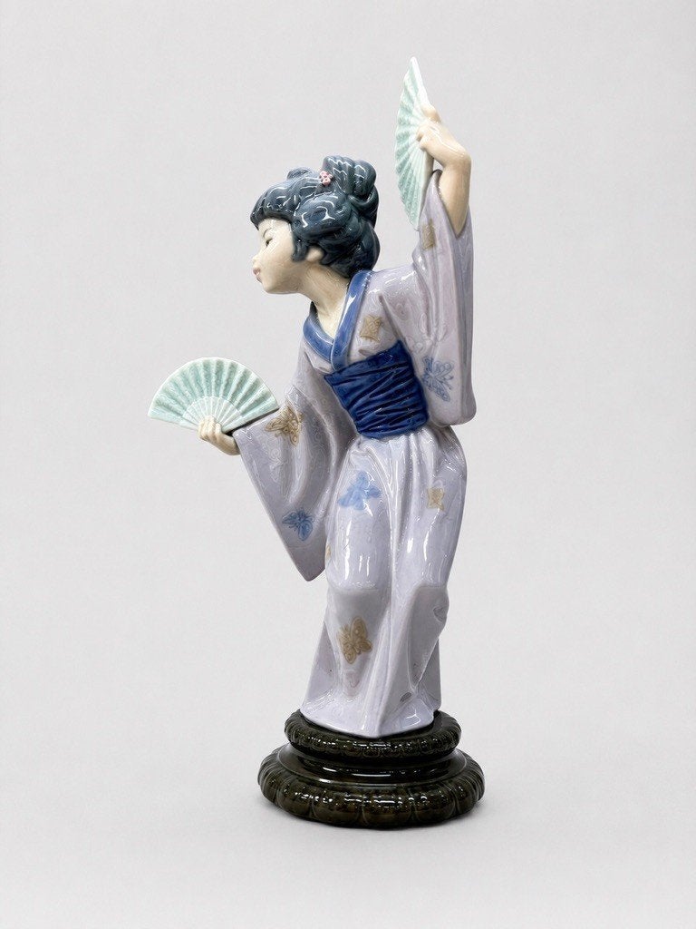 Lladró 4991 Madame Butterfly – Japonesita Abanico – Retired, Ophalen of Verzenden