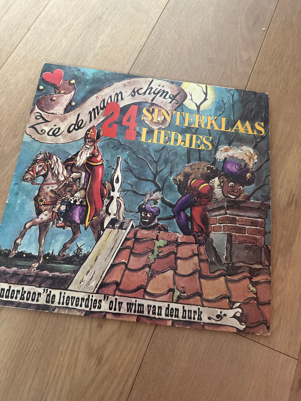 Zie de maan schijnt - 24 Sinterklaasliedjes LP, Ophalen of Verzenden, Gebruikt