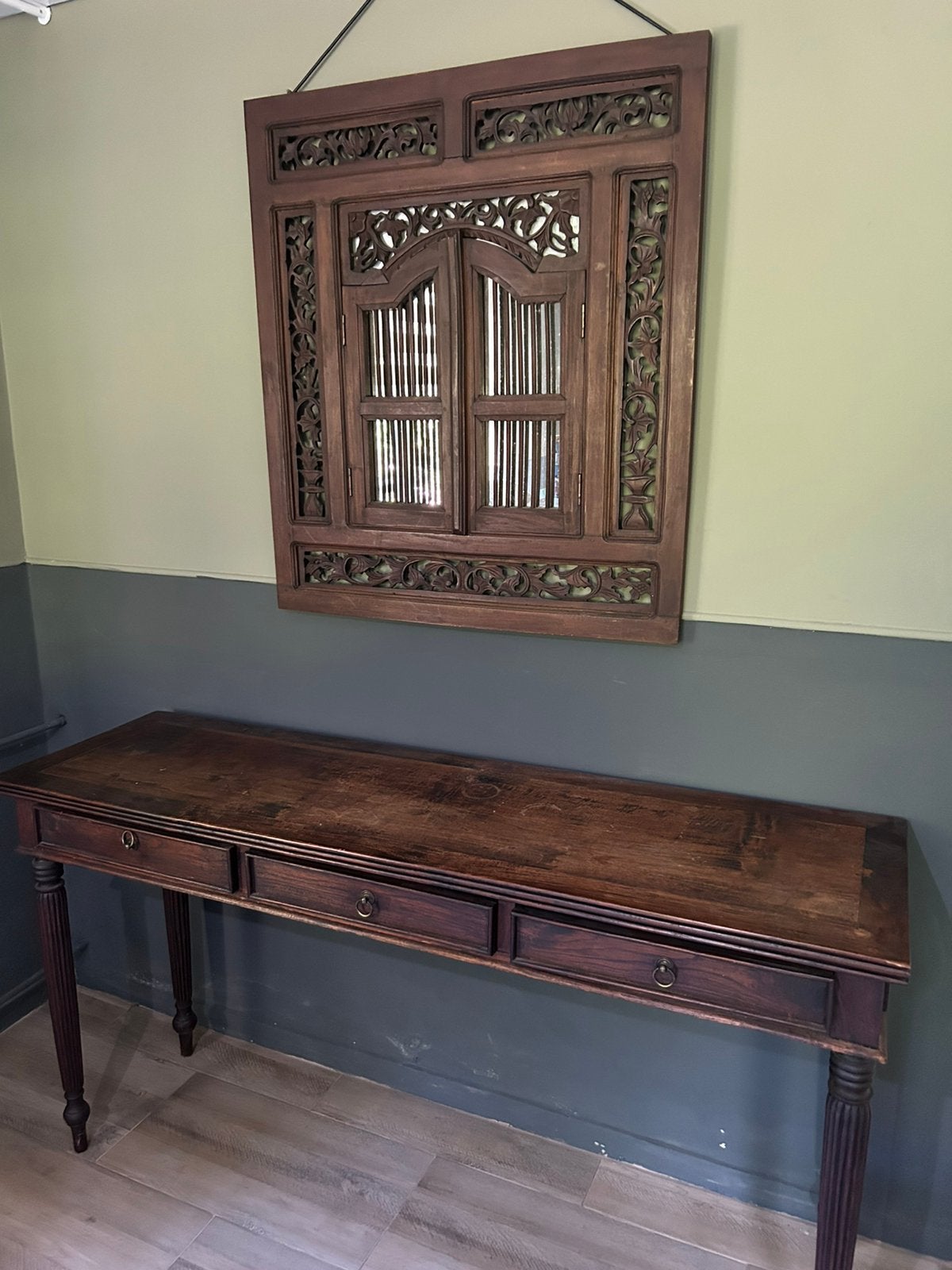 Side table met spiegel, Ophalen