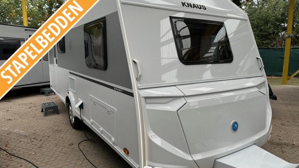 Knaus Sport 500 QDK 3-VOUDIG STAPELBED!! 6 Pers., Dwarsbed, Bedrijf, 5 tot 6 meter, Knaus