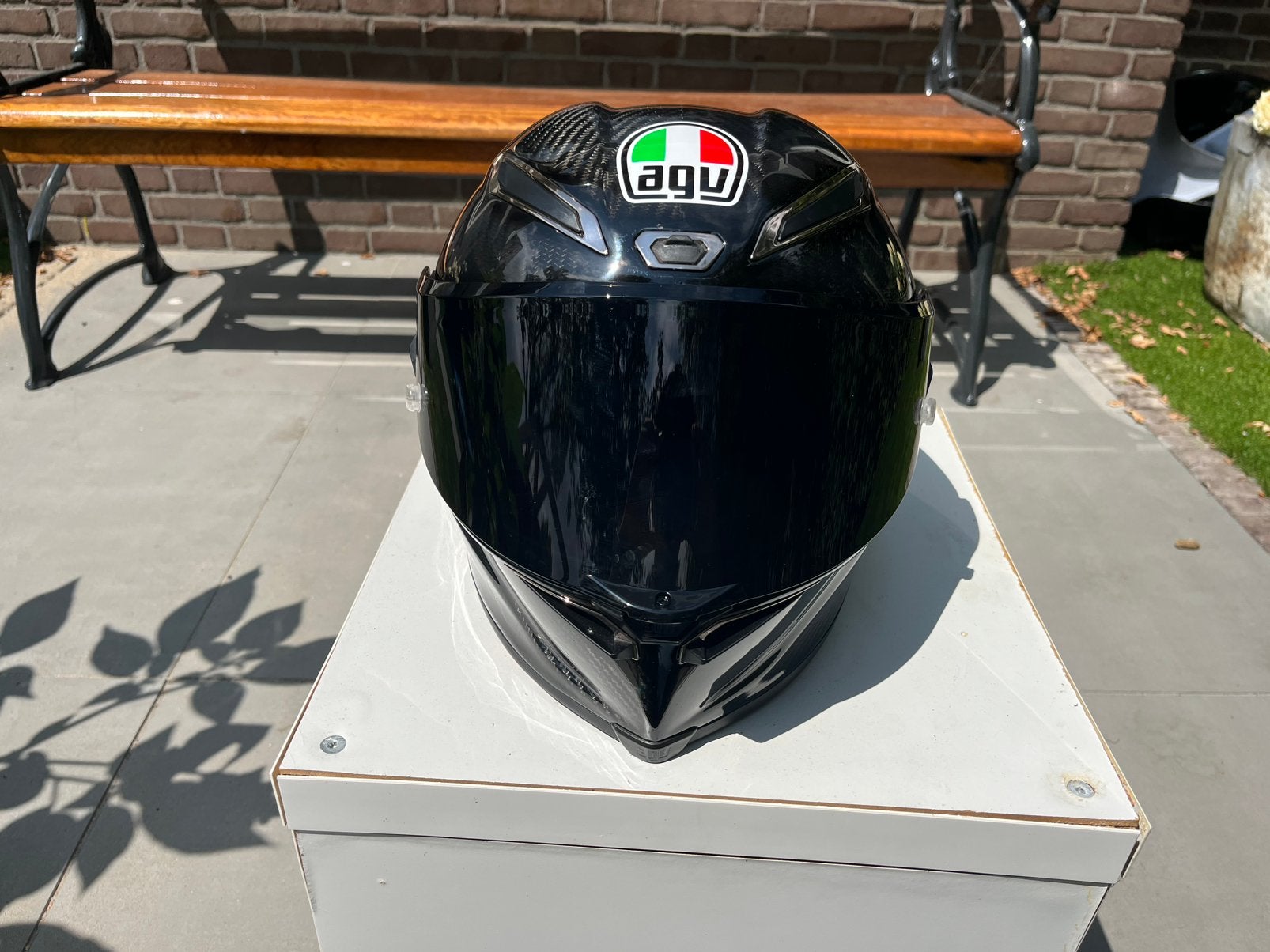 AGV Pista Gp glossy carbon Maat M, Motoren, Kleding | Motorhelmen, M, Ophalen of Verzenden, Nieuw zonder kaartje, Integraalhelm