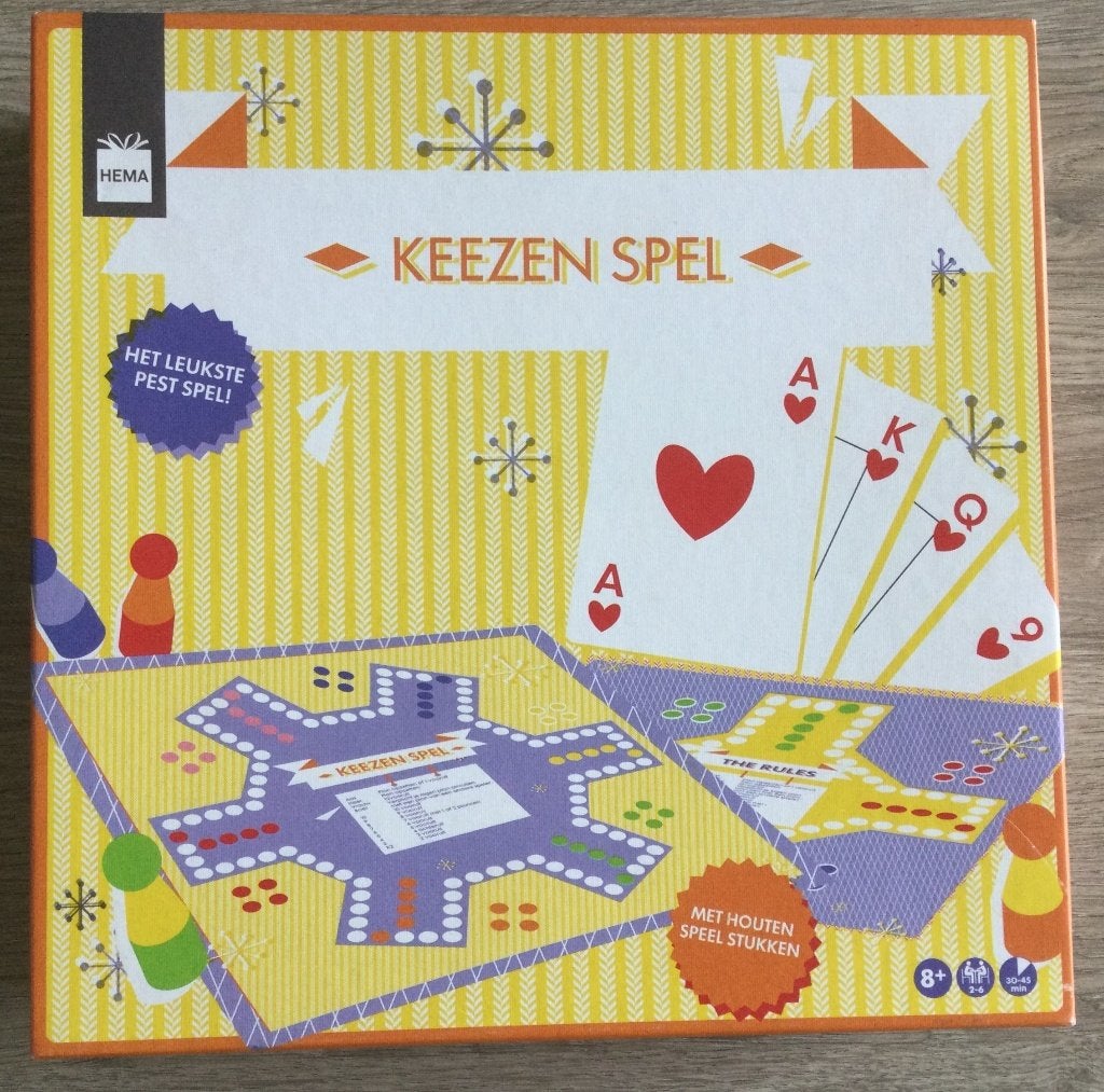Hema Keezen Spel - Het leukste pest spel!, Een of twee spelers, Ophalen of Verzenden, Gebruikt, Hema