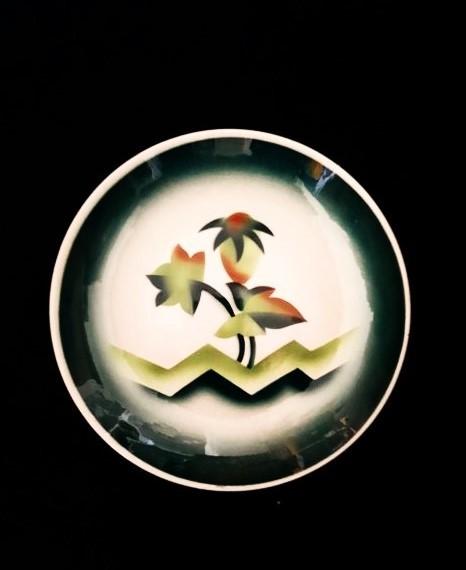 Vintage Art Deco Wandbord / Sierbord – Gránit Hungary (42), Antiek en Kunst, Ophalen