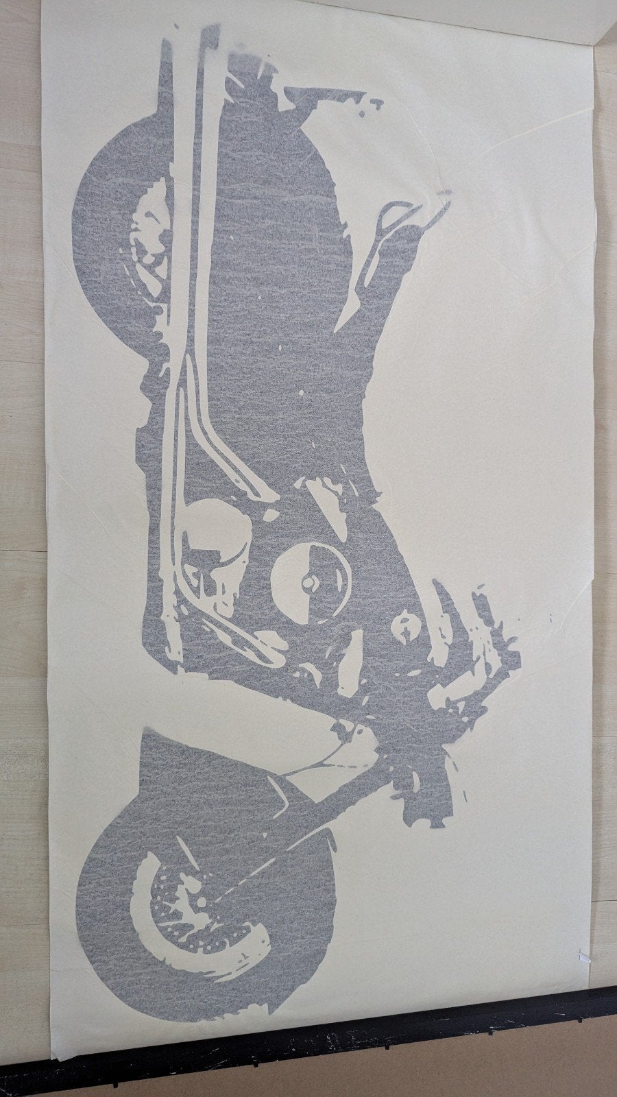 Kawasaki vn drifter sticker 110x50 cm Wall Art, Ophalen of Verzenden