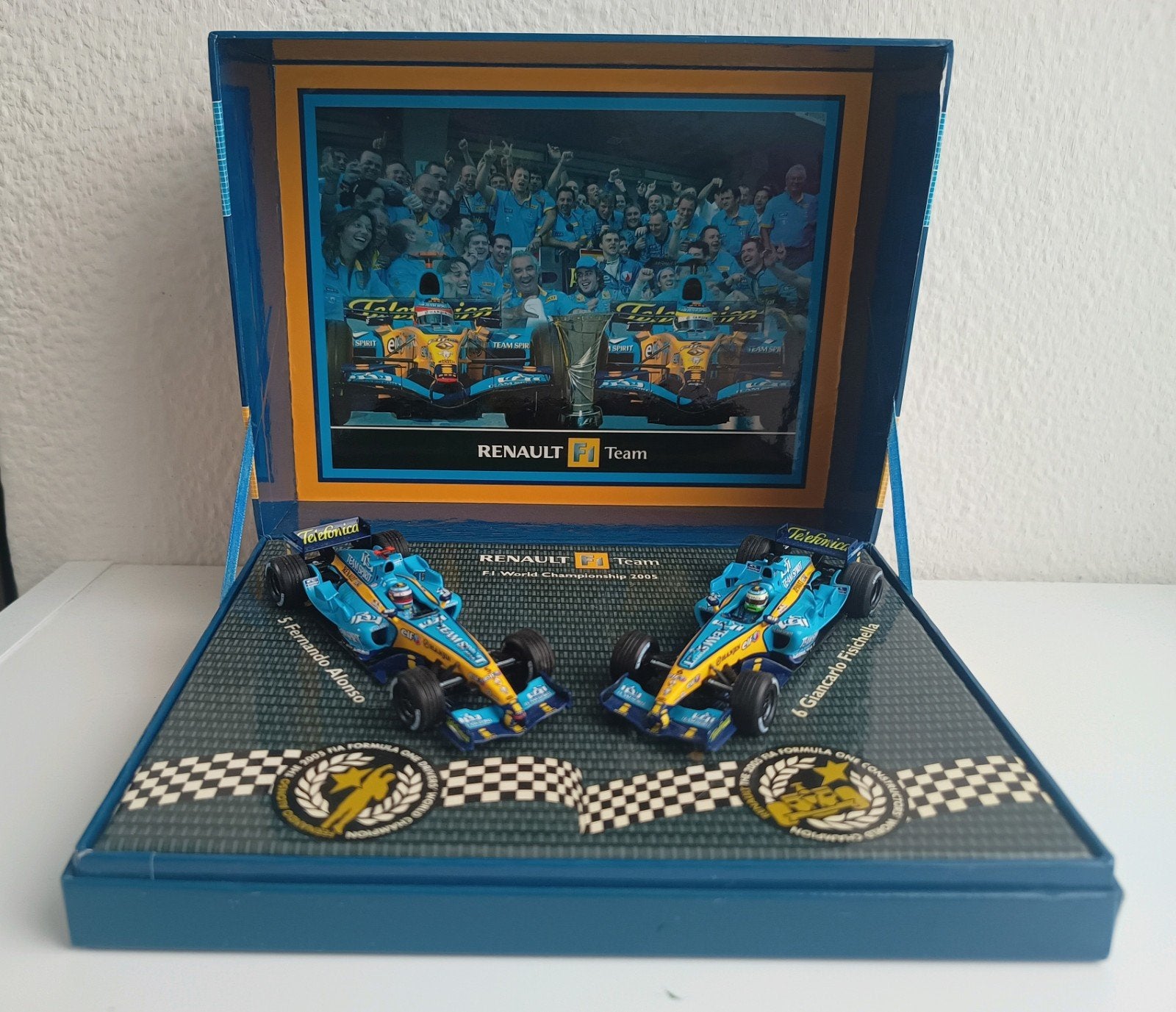 MiniChamps Renault F1 Team R25 2005 Alonso Fisichella, Hobby en Vrije tijd, Ophalen of Verzenden, Auto, MiniChamps
