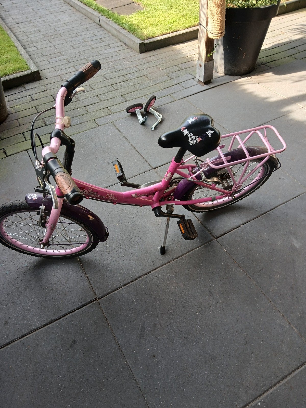 kinder fiets, Ophalen, Gebruikt, 18 inch
