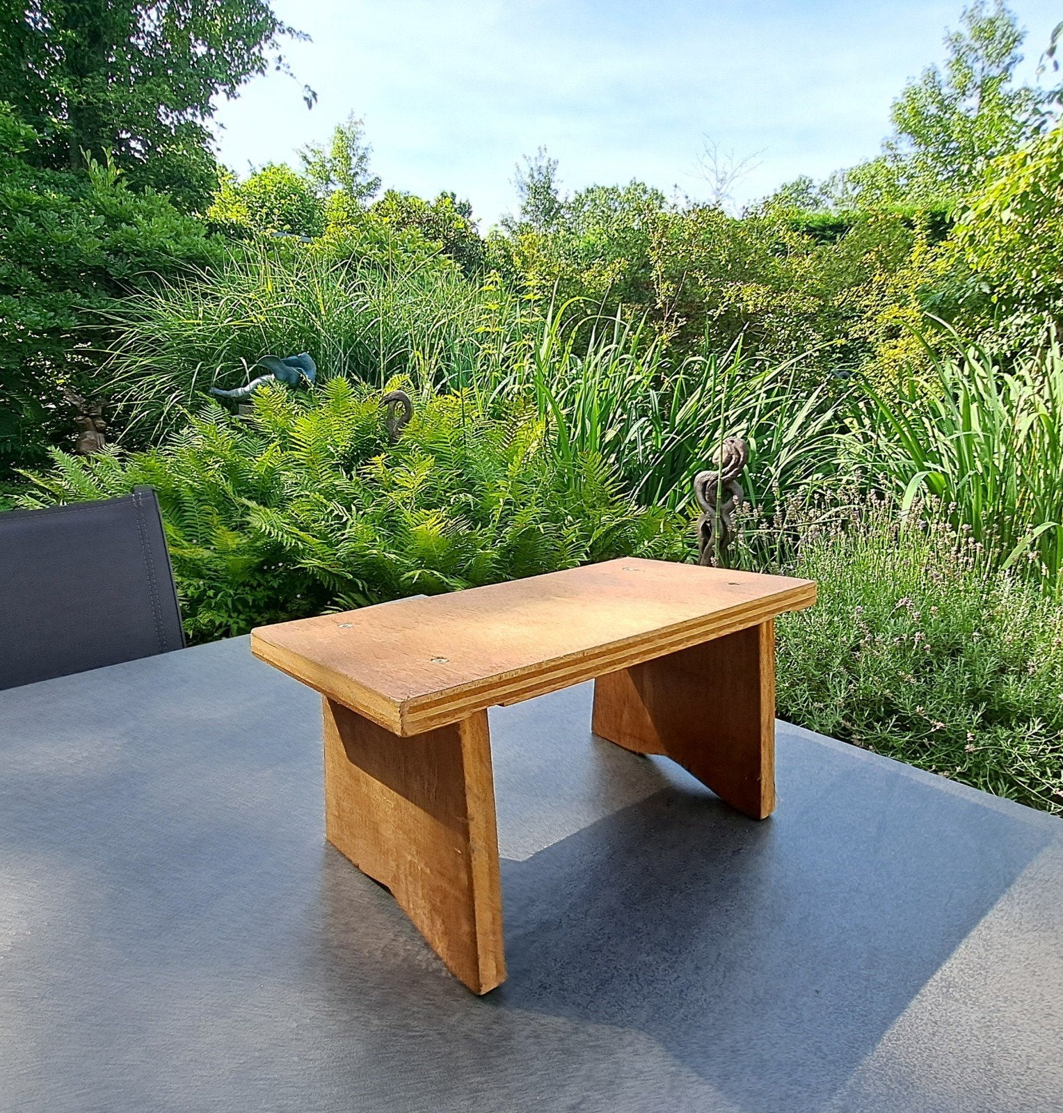 10 houten meditatie bankjes, €15,- per stuk, samen., Sport en Fitness, Yoga en Pilates, Ophalen