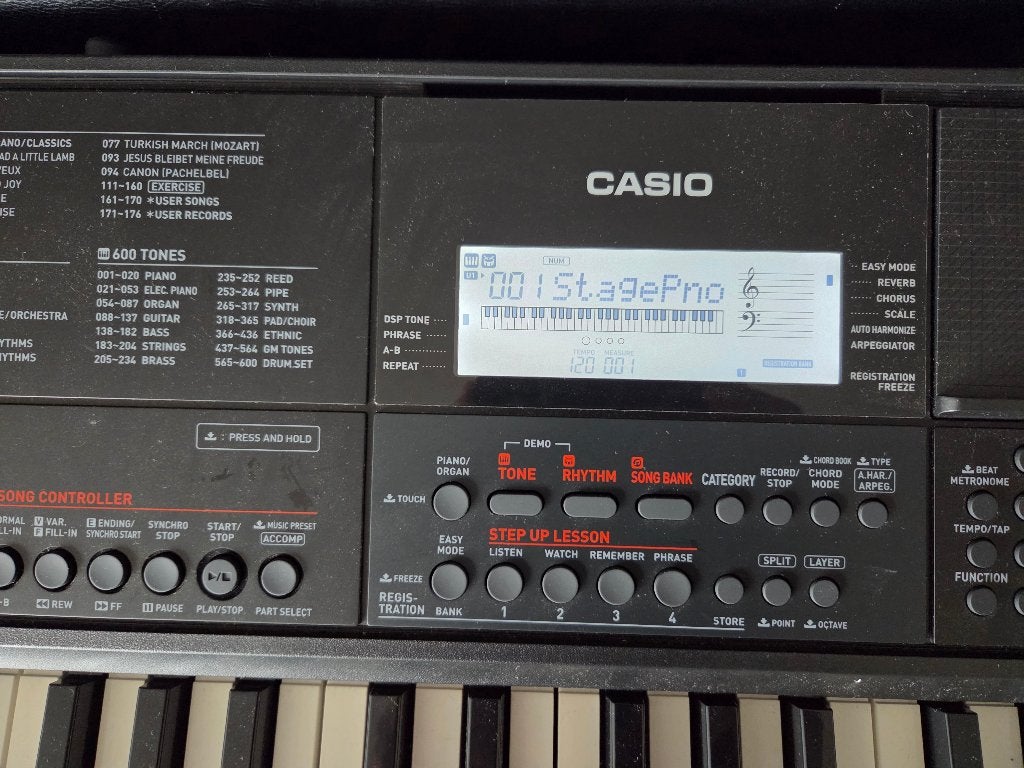 Casio CT-X700 keyboard - Zo goed als nieuw, Ophalen, Casio, 61 toetsen, Zo goed als nieuw