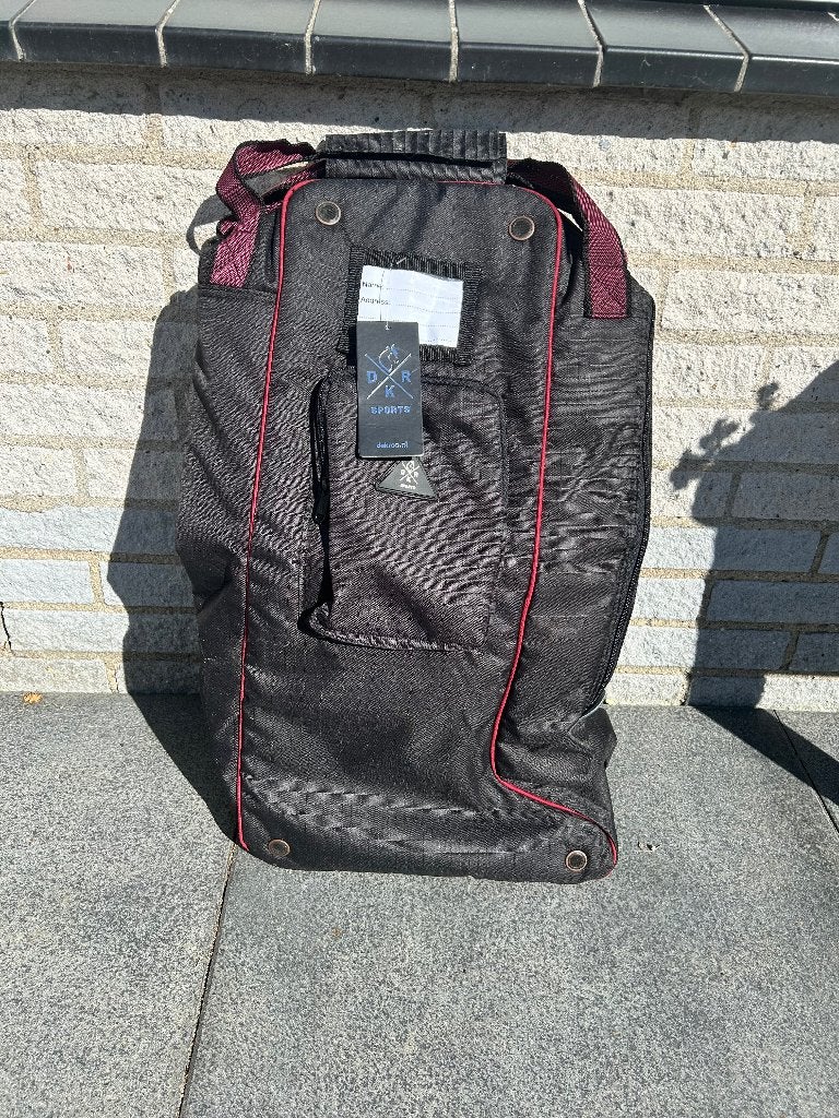 Laarzentas en deken/dekjes tas, Dieren en Toebehoren, Overige typen, Ophalen of Verzenden, Zo goed als nieuw, Zwart