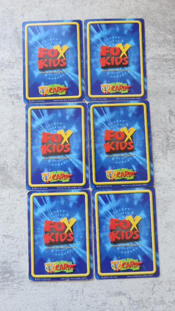 6 Foxkids kaarten, Postzegels en Munten, Postzegels | Volle albums en Verzamelingen, Ophalen of Verzenden, Nederland