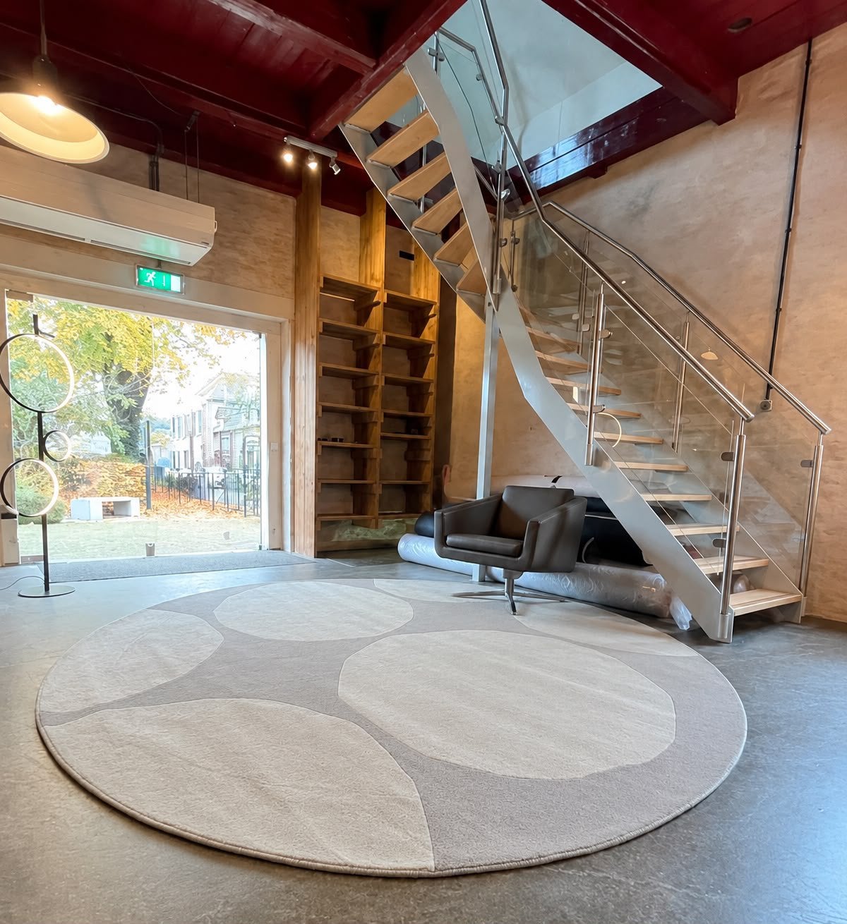 Brink en Campman tapijt Marimekko Isot Kivek Naturel 320rond