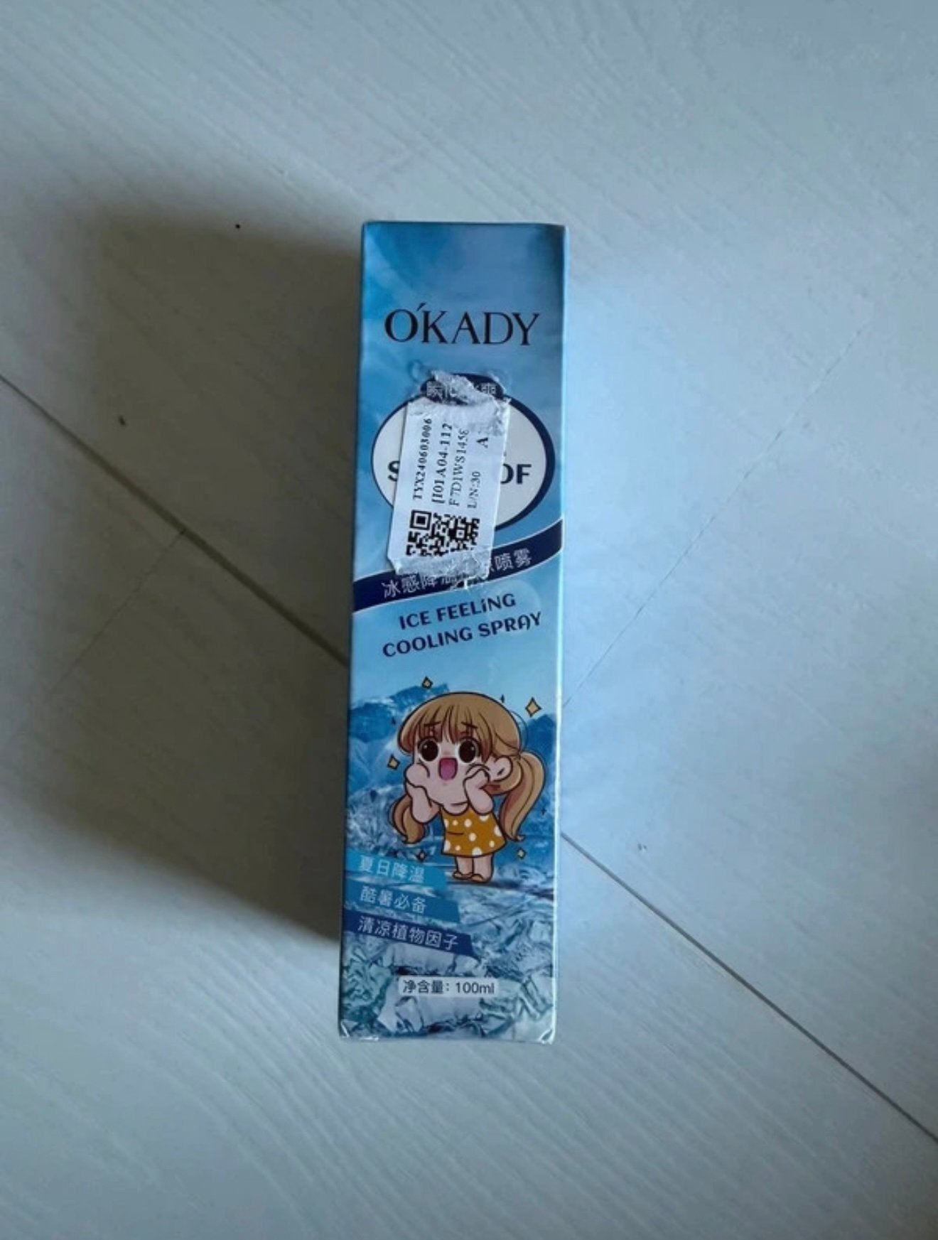 4x ice cooling verkoelende spray van Okady, Sieraden, Tassen en Uiterlijk, Verzenden, Nieuw, Overige typen