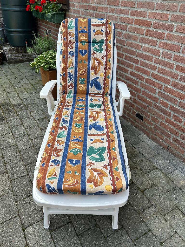 Jardin ligbed, Tuin en Terras, Ligbedden, Ophalen, Zo goed als nieuw, Kunststof, Inklapbaar