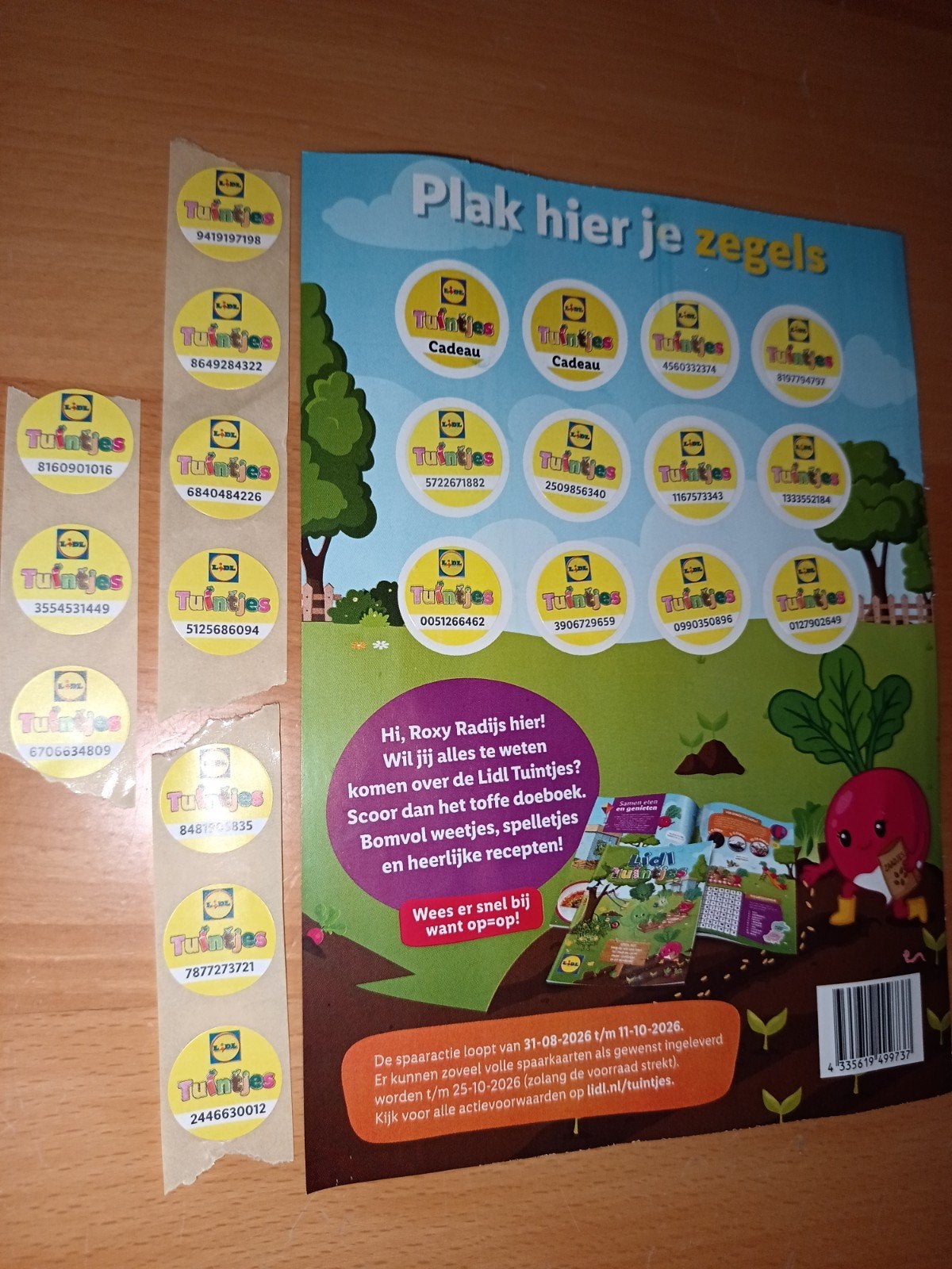 *Zegels* LIDL Tuintjes, Verzamelen, Lidl, Ophalen