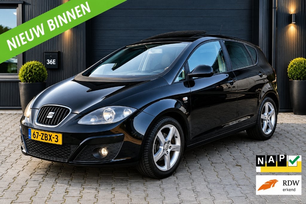 Seat Altea 1.2 TSI Style Copa Ecomotive 2012 Zwart Rijklaar!, Auto's, Voorwielaandrijving, Euro 5, Stof, Zwart