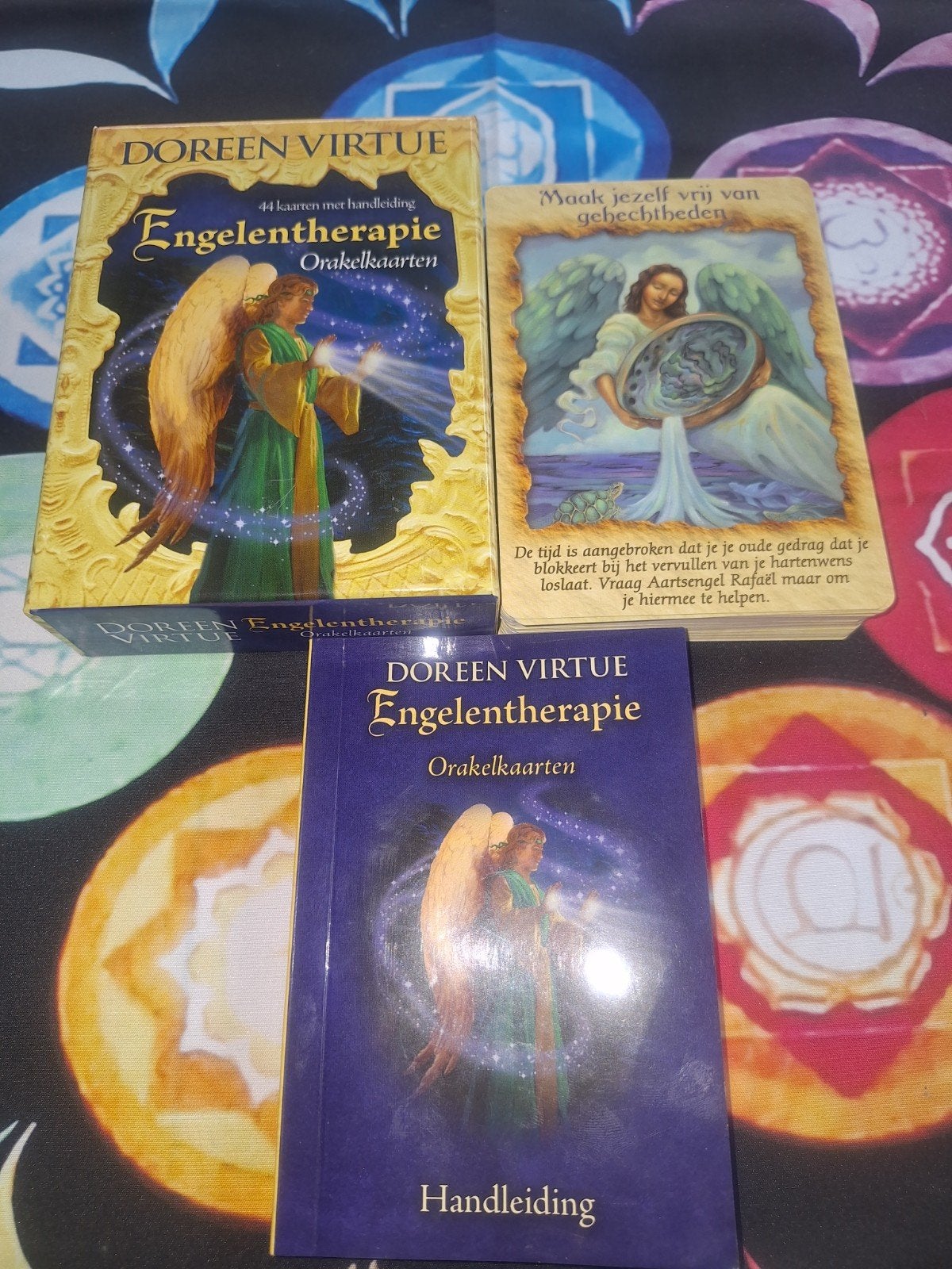 Engelen therapie Orakelkaarten, Tarot of Kaarten leggen, Overige typen, Ophalen of Verzenden, Zo goed als nieuw