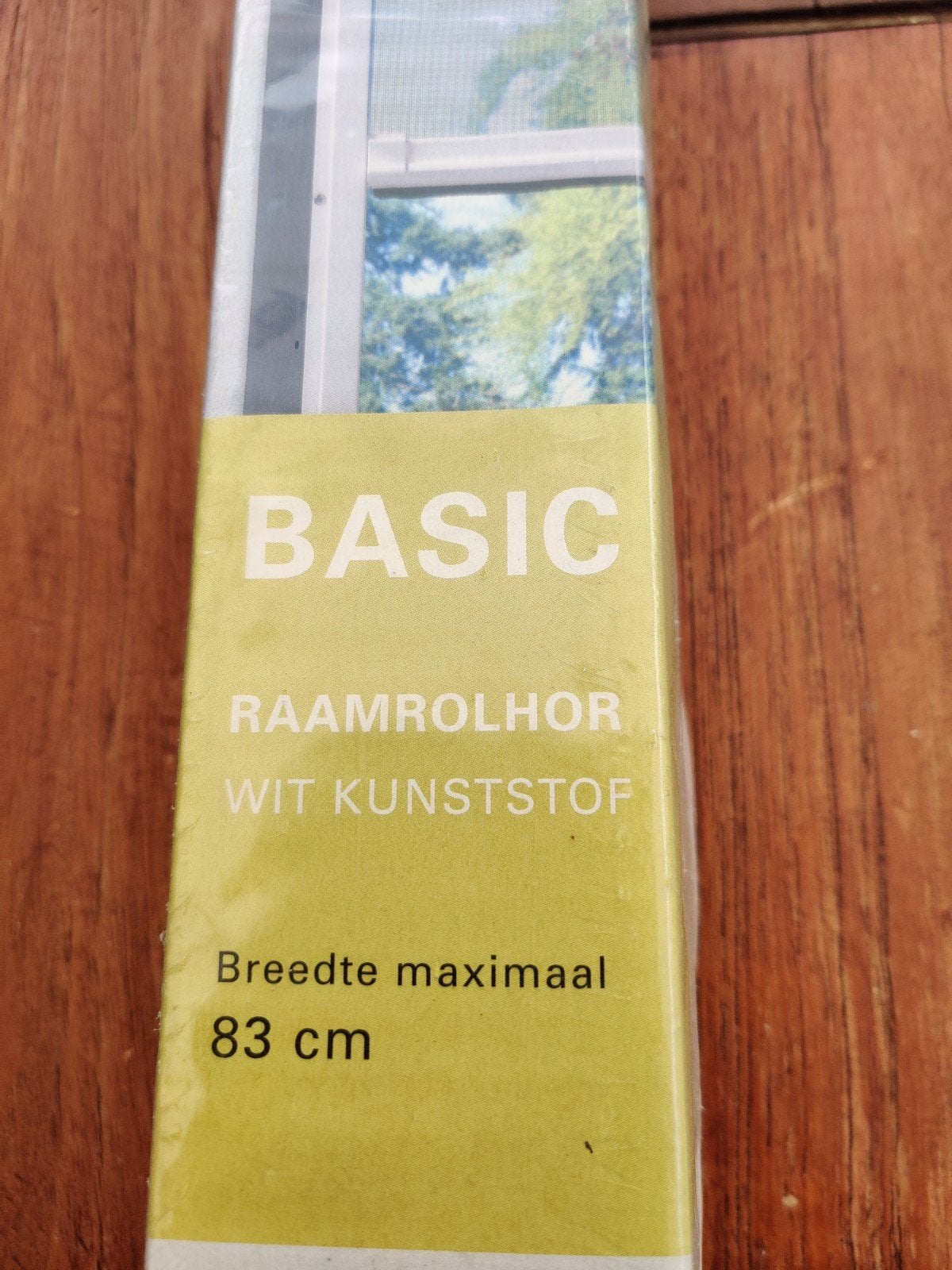 Bruynzeel Raamrolhor Basic 83 x 155 cm Wit Kunststof, Ophalen, Kunststof, Overige typen, Minder dan 200 cm