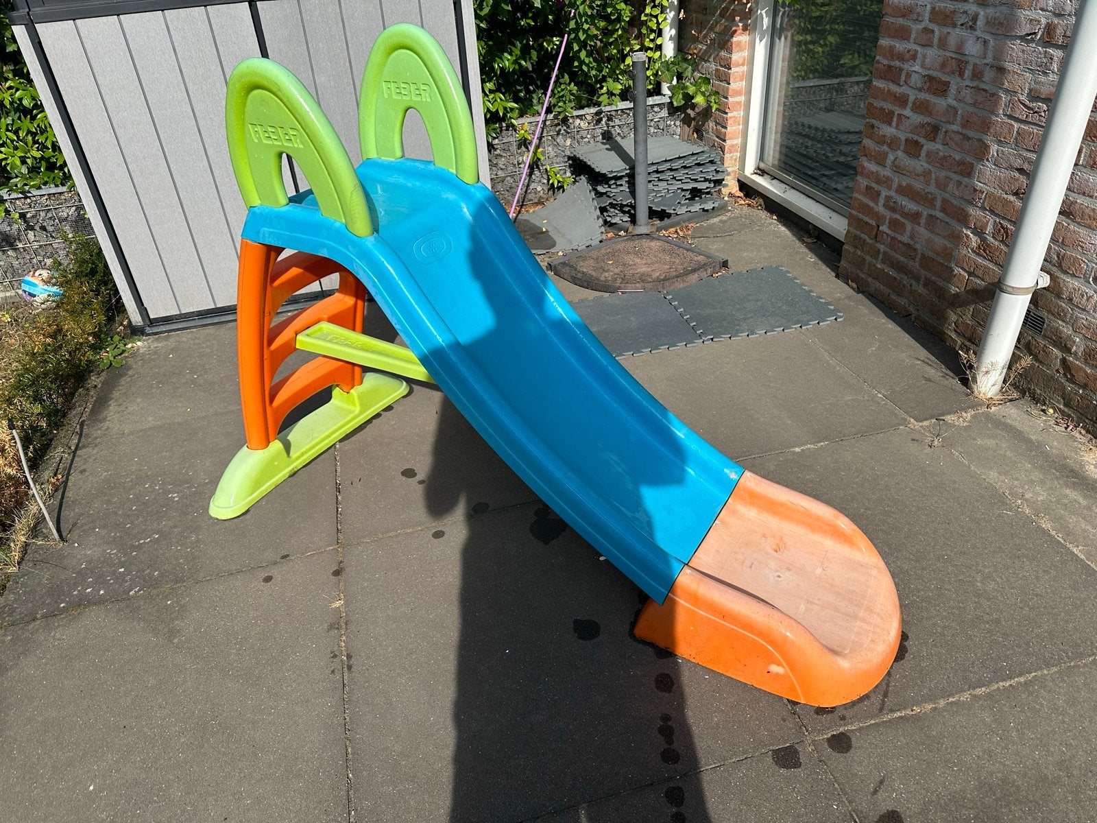 Feber Glijbaan - Kleurrijk Speelplezier voor Buiten, Kinderen en Baby's, Speelgoed | Buiten | Speeltoestellen, Ophalen, Gebruikt