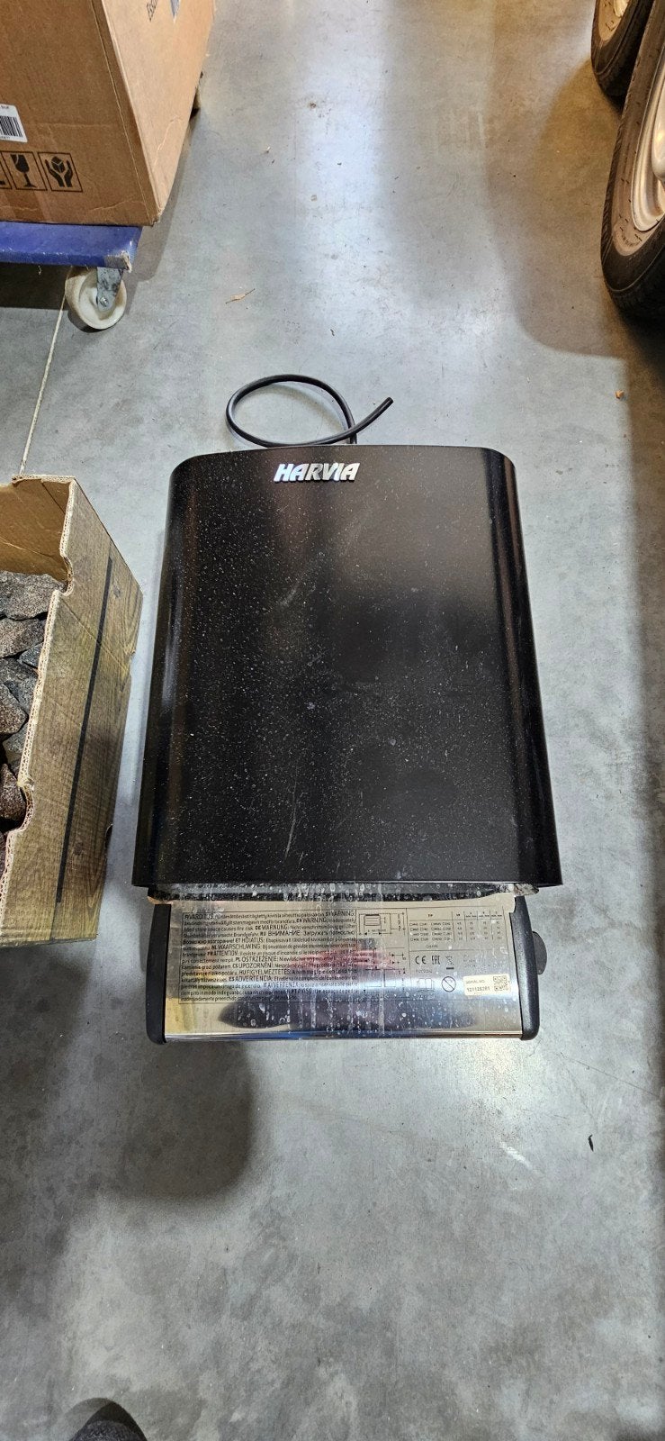 Harvia sauna kachel 8kw 3fase, Ophalen, Gebruikt, Fins of Traditioneel, Onderdelen