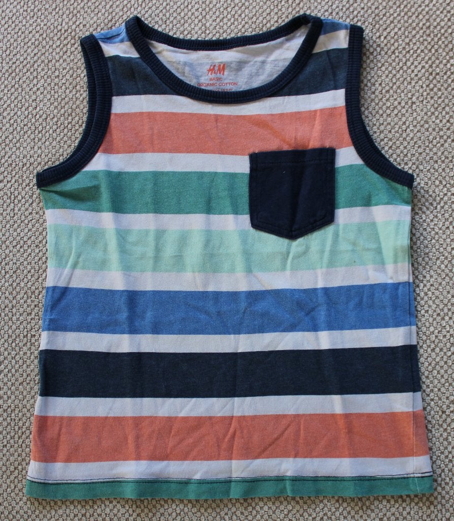 Hemdje van H&M 98/104, Kinderen en Baby's, Kinderkleding | Maat 98, Gebruikt, H&M, Ophalen of Verzenden, Shirt of Longsleeve