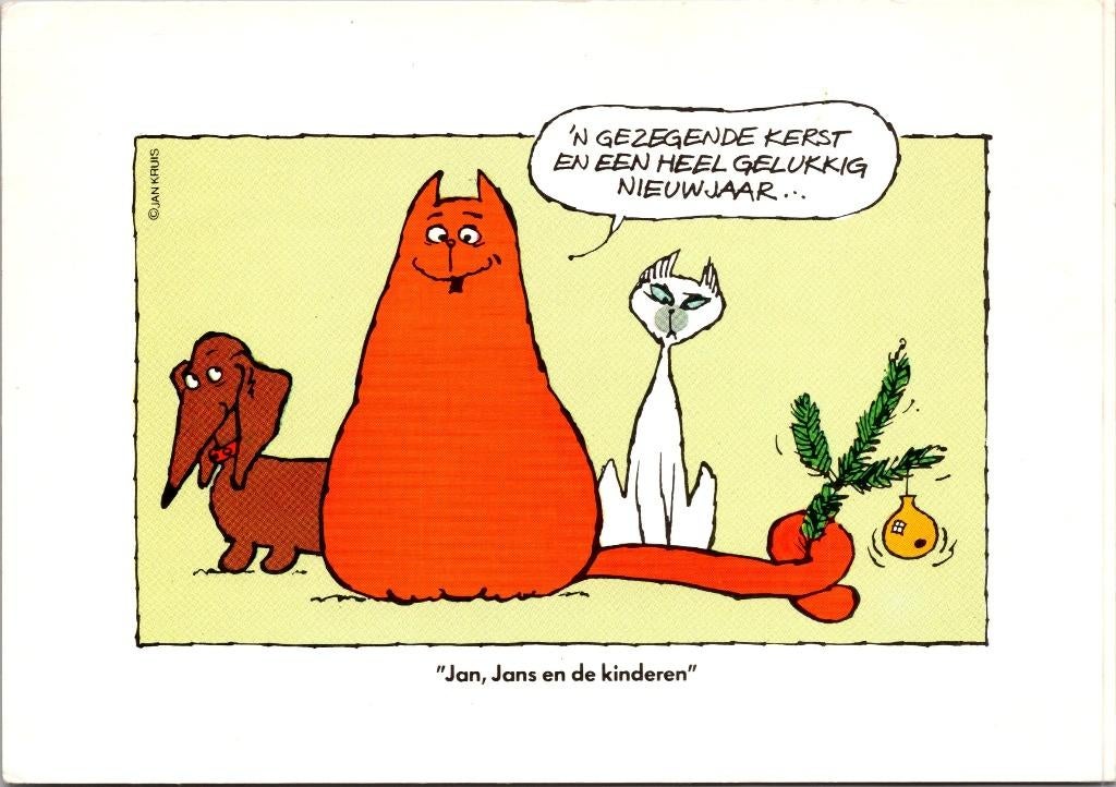 Jan Jans & de Kinderen | Kerstkaart VI, Verzenden, 1980 tot heden, Gelopen, Kinderen