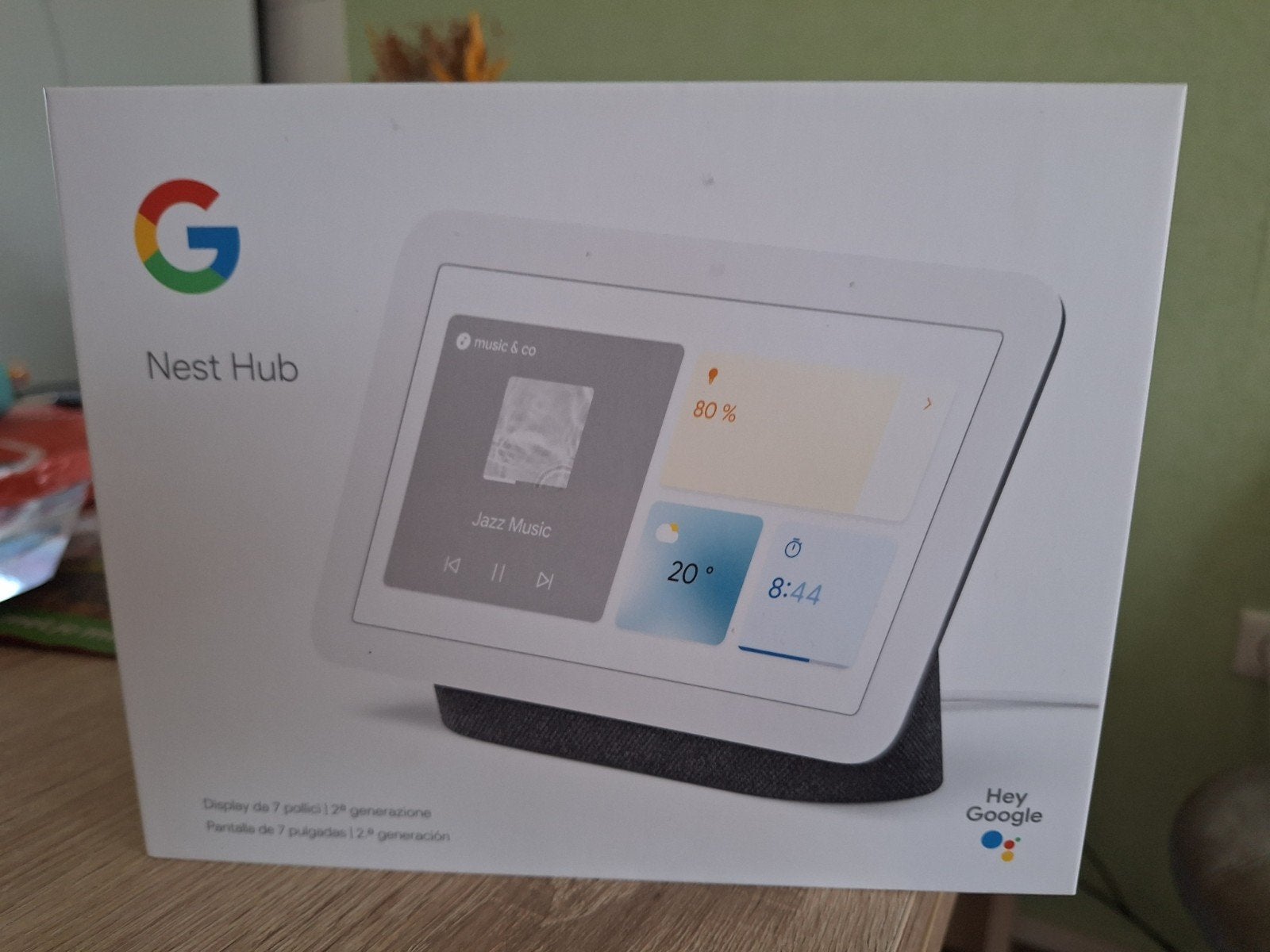 Google Nest Hub (2e generatie) - Zo goed als nieuw, Ophalen of Verzenden, Zo goed als nieuw