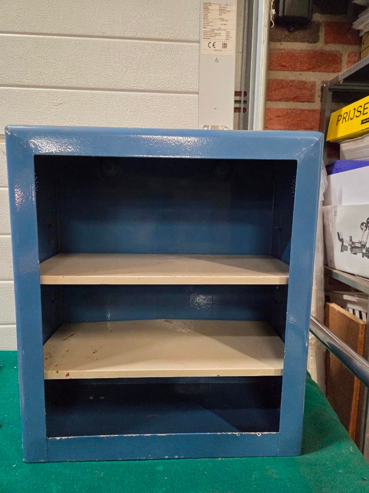 vintage hangkastje metaal blauw, Ophalen of Verzenden, 'T Olde Gre-j, Info@toldegrej.nl, Endepoelstraat 20f Didam
