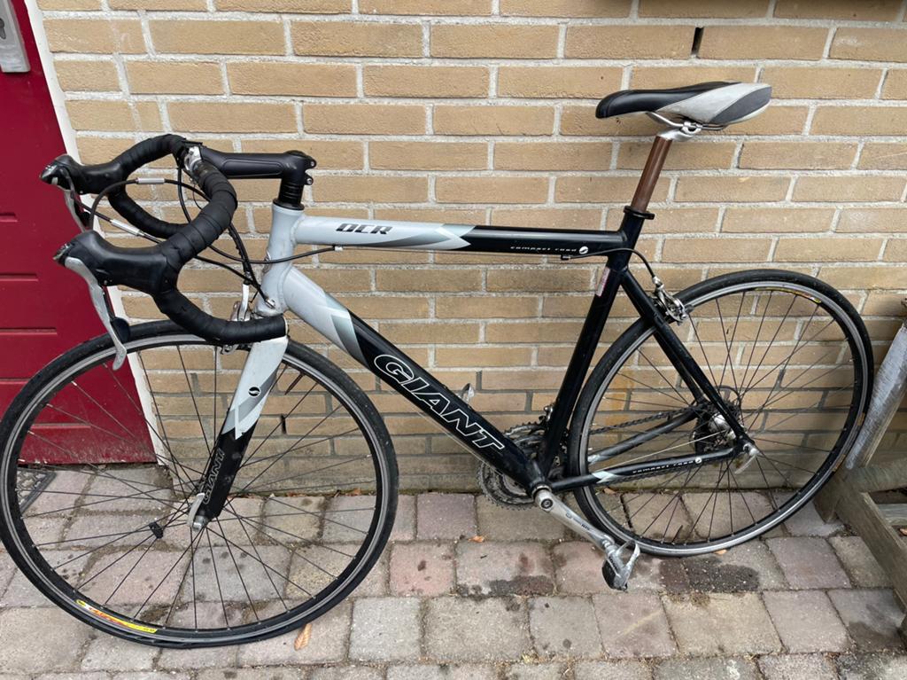Racefiets Giant OCR -  Large - shimano 105 - zwart/grijs, Ophalen, Aluminium, Giant, Zo goed als nieuw